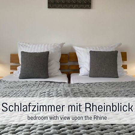 Rheinblick7 Neuss - Spektakulaerer Blick Auf Die Duesseldorfer Skyline - Ruhig Modern Privatparkplatz Aufzug - Top Anbindung An Messe Flughafen Hauptbahnhof Buitenkant foto